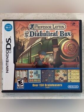 Professor Layton And The Diabolical Box Nintendo DS Game Complete Authentic CIB